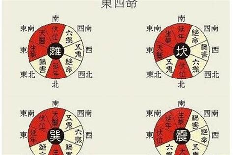 东西四命查询|八宅风水：东四命与西四命速查表，看看你的住宅是否与你相配！。